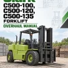 Clark C500-100, C500-120, C500-135 Forklift Overhaul Manual