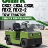 Clark CBX2, CBX4, CBX6, FBX2, FBX2+2 Tow Tractor Service Repair Manual Clark CBX2, CBX4, CBX6, FBX2, FBX2+2 Tow Tractor Service Repair Manual