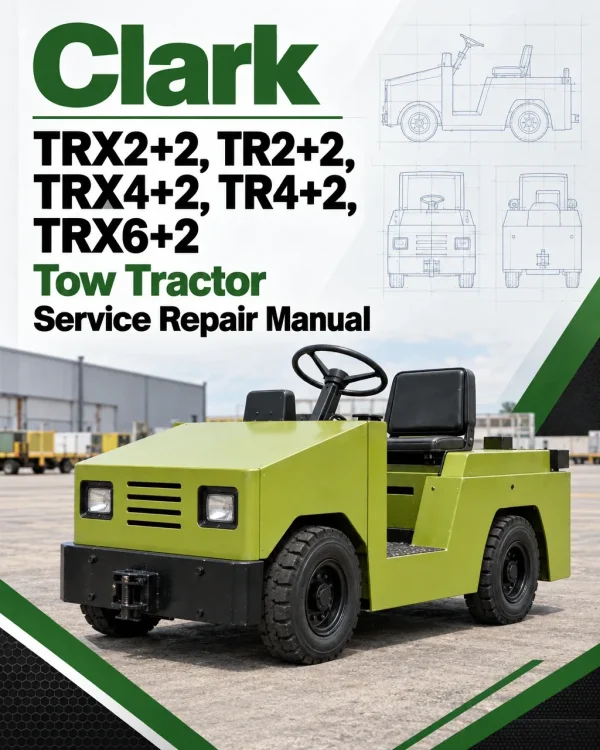 Clark TRX2+2, TR2+2, TRX4+2, TR4+2, TRX6+2 Tow Tractor Service Repair Manual Clark TRX2+2, TR2+2, TRX4+2, TR4+2, TRX6+2 Tow Tractor Service Repair Manual