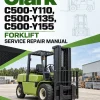 Clark C500-Y110, C500-Y135, C500-Y155 Forklift Service Repair Manual Clark C500-Y110, C500-Y135, C500-Y155 Forklift Service Repair Manual