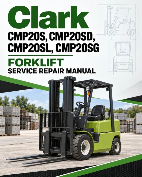 Clark CMP20S, CMP20SD, CMP20SL, CMP20SG Forklift Service Repair Manual Clark CMP20S, CMP20SD, CMP20SL, CMP20SG Forklift Service Repair Manual