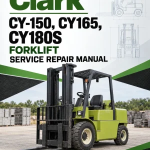 Clark CY-150, CY165, CY180S Forklift Service Repair Manual