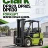 Clark DPR20, DPR25, DPR30 Forklift Service Repair Manual Clark DPR20, DPR25, DPR30 Forklift Service Repair Manual