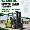 Clark GPM20, GM30 Forklift Service Training Manual