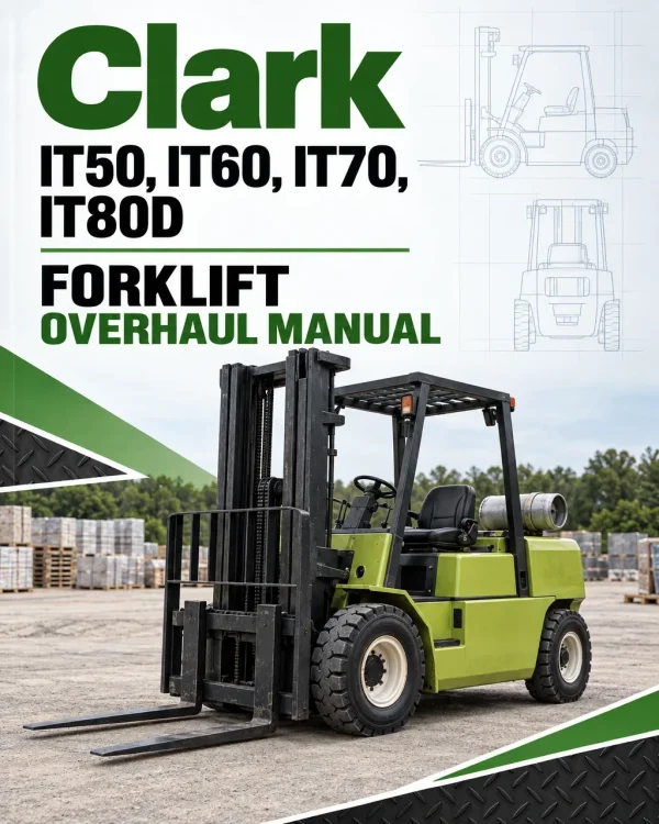 Clark IT50, IT60, IT70, IT80D Forklift Overhaul Manual Clark IT50, IT60, IT70, IT80D Forklift Overhaul Manual