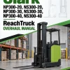 Clark NP300-20, NS300-20, NP300-30, NS300-30, NP300-40, NS300-40 ReachTruck Overhaul Manual