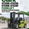Clark GTS20D, GTS25D, GTS30D, GTS33D Forklift Service Repair Manual (ISUZU Engine)