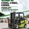 Clark C15SCL, C18SCL, C20SCL Forklift Service Repair Manual (HMC THETA 2.4 LPG, 4G63 Engine)