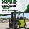 Clark S20D, S25D, S30D, S35D Forklift Service Repair Manual (Yanmar Engine) Clark S20D, S25D, S30D, S35D Forklift Service Repair Manual (Yanmar Engine)