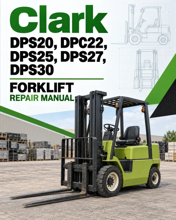 Clark DPS20, DPC22, DPS25, DPS27, DPS30 Forklift Repair Manual