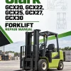 Clark GCX20, GCX22, GCX25, GCX27, GCX30 Forklift Repair Manual