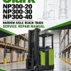Clark NP300-20, NP300-30, NP300-40 Narrow Aisle Reach Truck Service Repair Manual