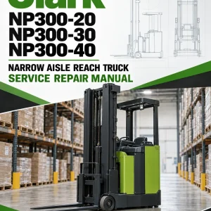 Clark NP300-20, NP300-30, NP300-40 Narrow Aisle Reach Truck Service Repair Manual