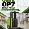 Clark OP7 Order Picker Service Repair Manual