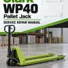 Clark WP40 Pallet Jack Service Repair Manual