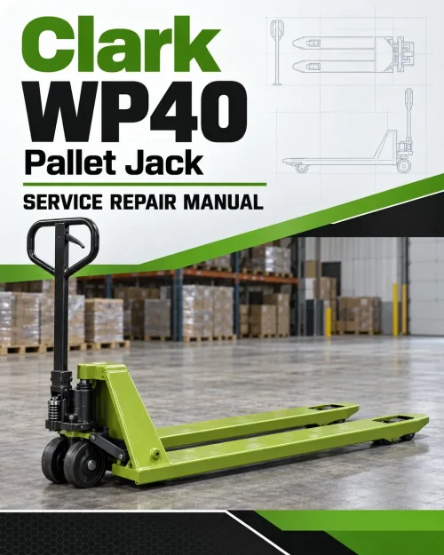 Clark WP40 Pallet Jack Service Repair Manual Clark WP40 Pallet Jack Service Repair Manual