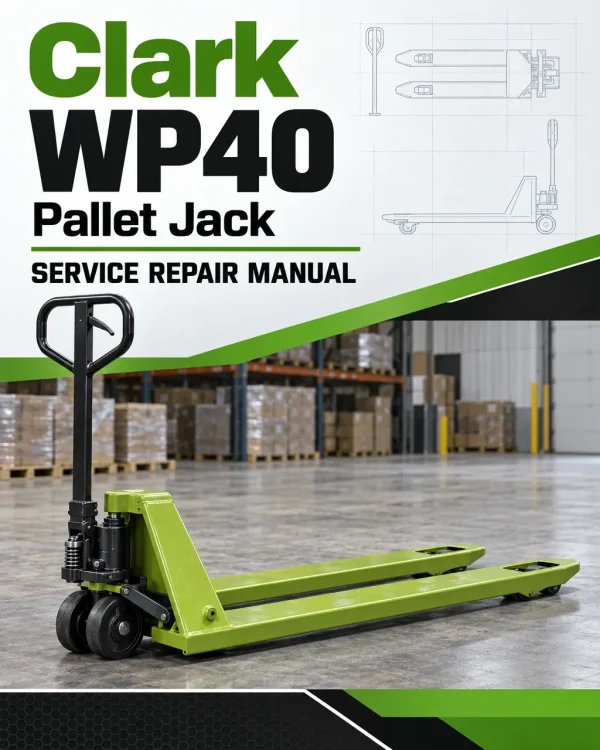 Clark WP40 Pallet Jack Service Repair Manual
