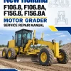 New Holland F106.8, F106.8A, F156.8, F156.8A Motor Grader Manual