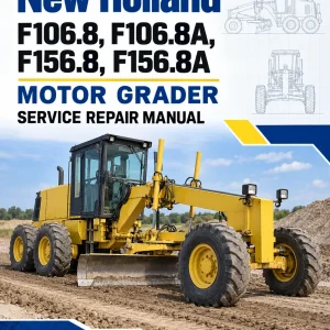 New Holland F106.8, F106.8A, F156.8, F156.8A Motor Grader Manual New Holland F106.8, F106.8A, F156.8, F156.8A Motor Grader Manual