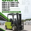 Clark ESM II 12, ESM II 15S, ESM II 15, ESM II 17, ESM II 20, ESM II 22, ESM II 25 Forklift Service Repair Manual Clark ESM II 12, ESM II 15S, ESM II 15, ESM II 17, ESM II 20, ESM II 22, ESM II 25 Forklift Service Repair Manual