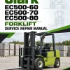 Clark EC500-60, EC500-70, EC500-80 Forklift Service Repair Manual