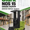 Clark NOS 15 Order Picker Service Repair Manual