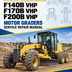 New Holland F140B VHP, F170B VHP, F200B VHP Motor Graders Manual