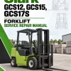 Clark GCS12, GCS15, GCS17S Forklift Service Repair Manual Clark GCS12, GCS15, GCS17S Forklift Service Repair Manual