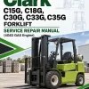 Clark C15G, C18G, C30G, C33G , C35G Forklift Service Repair Manual (4G63 GAS Engine) Clark C15G, C18G, C30G, C33G , C35G Forklift Service Repair Manual (4G63 GAS Engine)