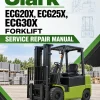 Clark ECG20X, ECG25X, ECG30X Forklift Service Repair Manual Clark ECG20X, ECG25X, ECG30X Forklift Service Repair Manual