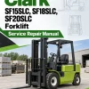 Clark SF15SLC, SF18SLC, SF20SLC Forklift Service Repair Manual Clark SF15SLC, SF18SLC, SF20SLC Forklift Service Repair Manual