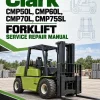 Clark CMP50L, CMP60L, CMP70L, CMP75SL Forklift Service Repair Manual Clark CMP50L, CMP60L, CMP70L, CMP75SL Forklift Service Repair Manual