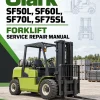 Clark SF50L, SF60L, SF70L, SF75SL Forklift Service Repair Manual Clark SF50L, SF60L, SF70L, SF75SL Forklift Service Repair Manual