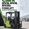 Clark EPX16, EPX18, EPX20s Forklift Service Repair Manual
