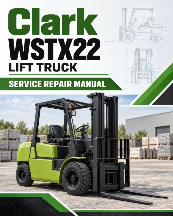 Clark WSTX22 Lift Truck Service Repair Manual Clark WSTX22 Lift Truck Service Repair Manual