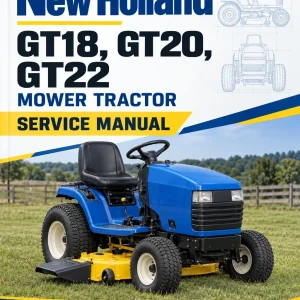 New Holland GT18, GT20, GT22 Mower Tractor Service Manual New Holland GT18, GT20, GT22 Mower Tractor Service Manual
