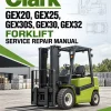 Clark GEX20, GEX25, GEX30S, GEX30, GEX32 Forklift Service Repair Manual Clark GEX20, GEX25, GEX30S, GEX30, GEX32 Forklift Service Repair Manual