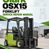 Clark OSX15 Forklift Service Repair Manual
