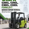Clark C20CL, C25CL, C30CL, C32CL Forklift Service Repair Manual (HMC THETA 2.4 LPG, GM 3.0, Mitsubishi 4G64 Engine) Clark C20CL, C25CL, C30CL, C32CL Forklift Service Repair Manual (HMC THETA 2.4 LPG, GM 3.0, Mitsubishi 4G64 Engine)