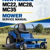 New Holland MC22, MC28, MC35 Mower Service Manual New Holland MC22, MC28, MC35 Mower Service Manual