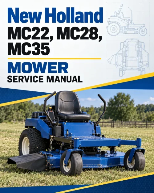 New Holland MC22, MC28, MC35 Mower Service Manual