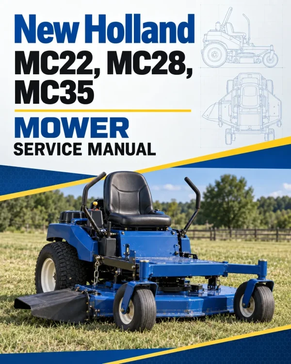 New Holland MC22, MC28, MC35 Mower Service Manual New Holland MC22, MC28, MC35 Mower Service Manual