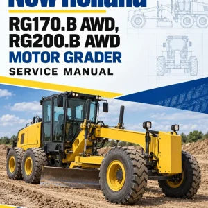 New Holland RG170.B AWD, RG200.B AWD Motor Grader Service Manual New Holland RG170.B AWD, RG200.B AWD Motor Grader Service Manual