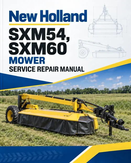 New Holland SXM54, SXM60 Mower Service Manual