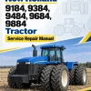 New Holland 9184, 9384, 9484, 9684, 9884 Tractor Service Manual