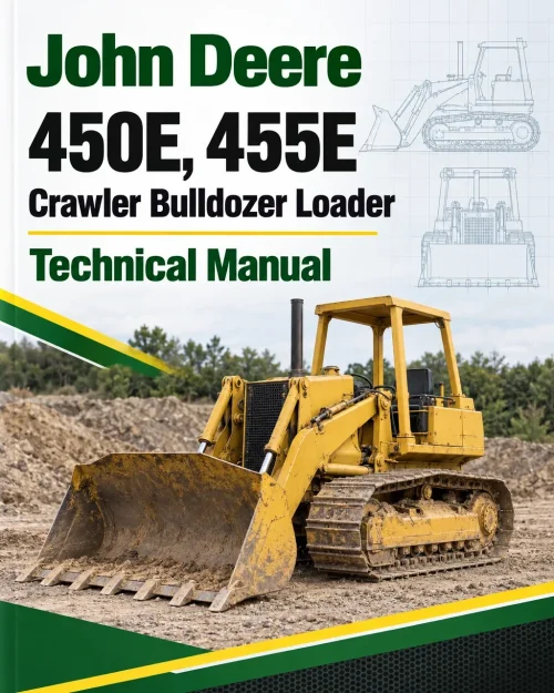 John Deere 450E, 455E Crawler Bulldozer Loader Technical Manual