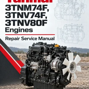 Yanmar 3TNM74F, 3TNV74F, 3TNV80F Engines Repair Service Manual Yanmar 3TNM74F, 3TNV74F, 3TNV80F Engines Repair Service Manual
