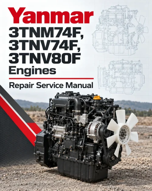 Yanmar 3TNM74F, 3TNV74F, 3TNV80F Engines Repair Service Manual Yanmar 3TNM74F, 3TNV74F, 3TNV80F Engines Repair Service Manual