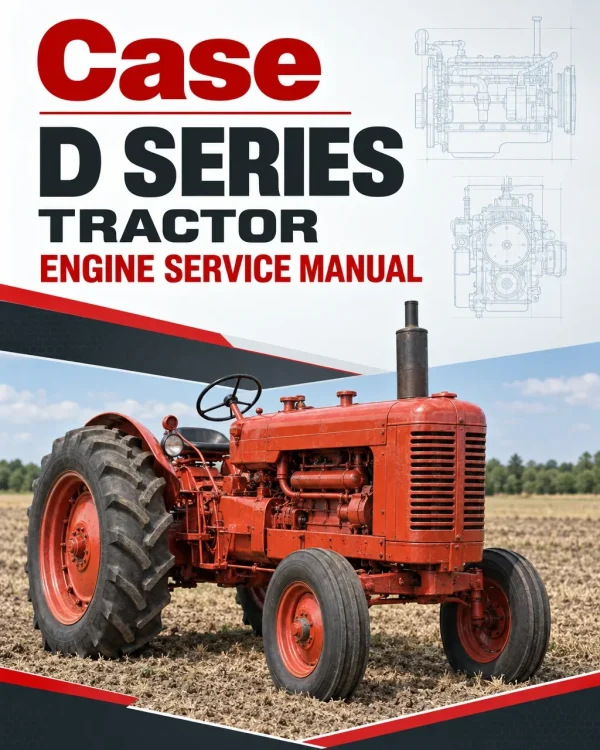 Case D Series Tractor Engine Service Manual