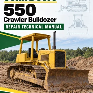 John Deere 550 Crawler Bulldozer Repair Technical Manual (TM1108)